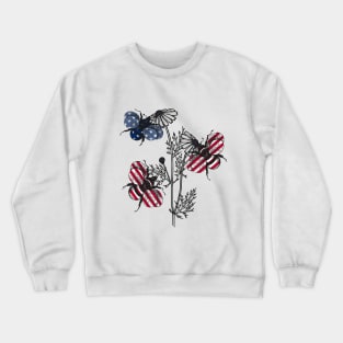 USA Bees Crewneck Sweatshirt